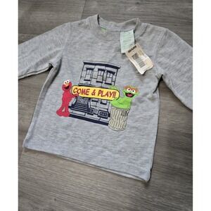 Vintage 90s Sesame Street Toddler Long Sleeve T Shirt‎ Size 24M RARE NWT